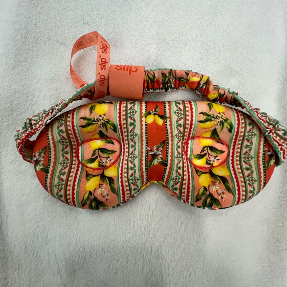 Slip Lemon Stripe Eye Mask